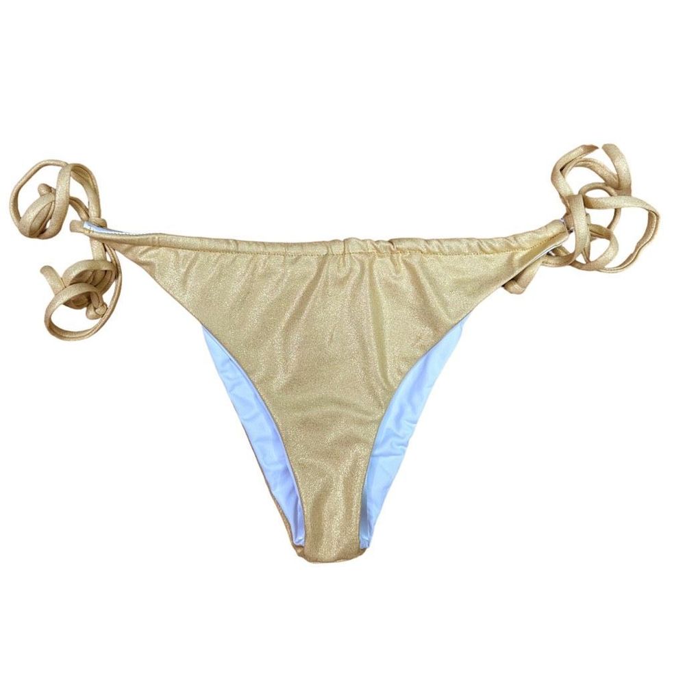 Topanga Fergie Itsy Iridescent Bikini Bottoms - Size 10 - Picture 2 of 8